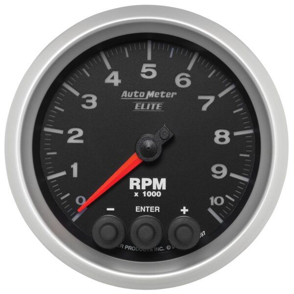3-3/8 in. IN-DASH TACHOMETER, 0-10,000 RPM, ELITE