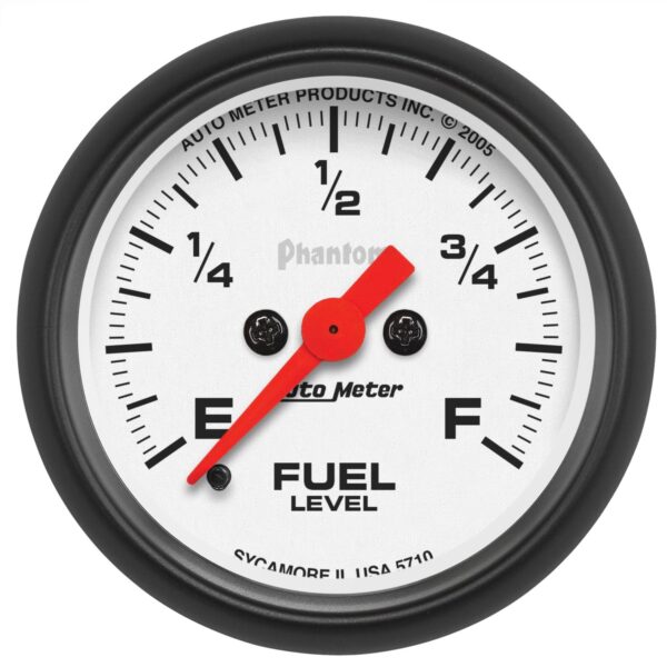 2-1/16 in. FUEL LEVEL, PROGRAMMABLE 0-280 O, PHANTOM