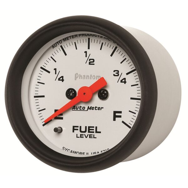 2-1/16 in. FUEL LEVEL, PROGRAMMABLE 0-280 O, PHANTOM