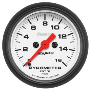 2-1/16 in. PYROMETER, 0-1600 Fahrenheit, PHANTOM