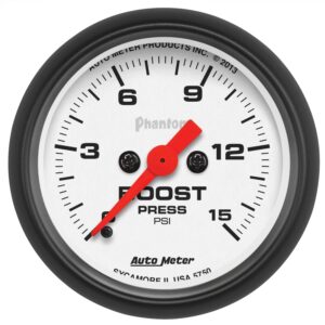 2-1/16 in. BOOST, 0-15 PSI, PHANTOM