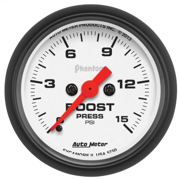 2-1/16 in. BOOST, 0-15 PSI, PHANTOM