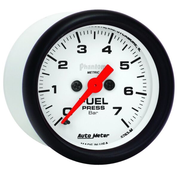 2-1/16 in. FUEL PRESSURE, 0-7 BAR, PHANTOM