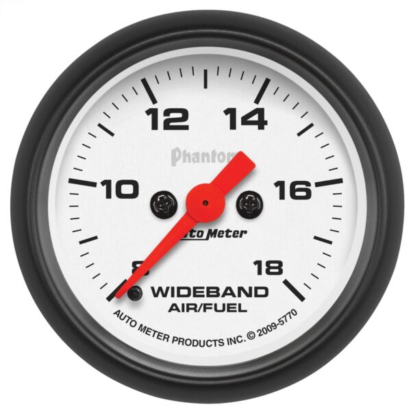 2-1/16 in. WIDEBAND AIR/FUEL RATIO, ANALOG, 8:1-18:1 AFR, PHANTOM