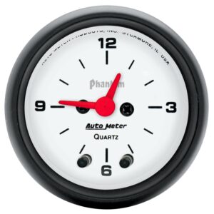 2-1/16 in. CLOCK, 12 HOUR, PHANTOM