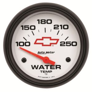 2-5/8 in. WATER TEMPERATURE, 100-250 Fahrenheit, GM WHITE