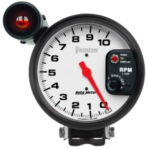 5 in. PEDESTAL TACHOMETER, 0-10,000 RPM, PHANTOM