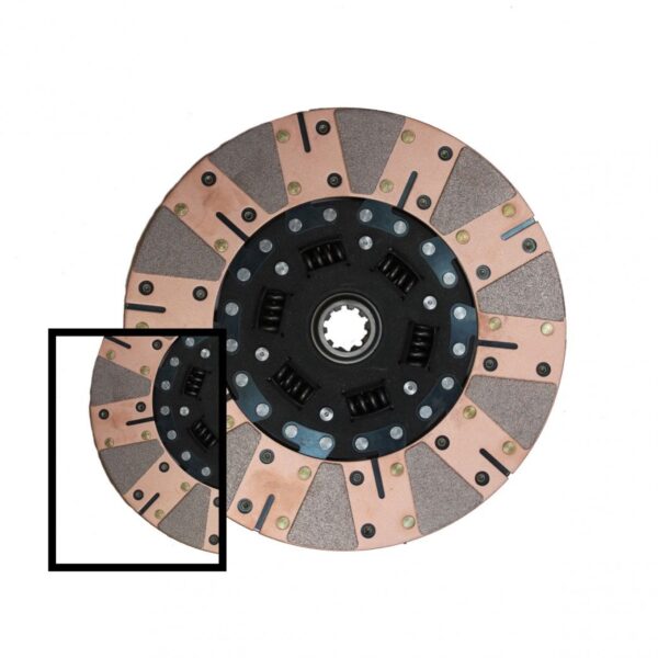 Disc: 600 Series:Ceramic/Ceramic Facing: 10.5" X 1-3/8 X 10 Spline