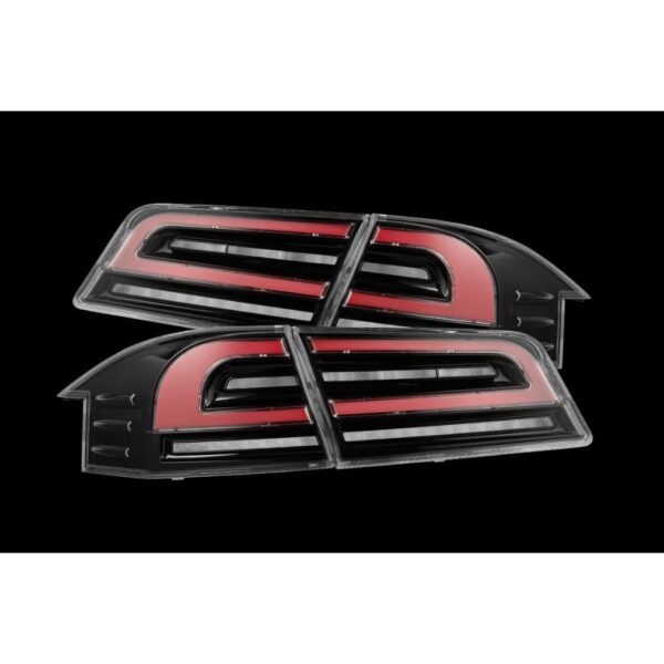 AlphaRex-LED Taillight Black Red