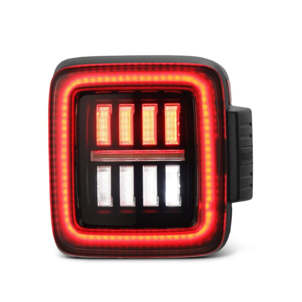 AlphaRex-Prismatic LED Taillights Black Red