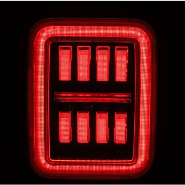 AlphaRex-Prismatic LED Taillights Black-Red