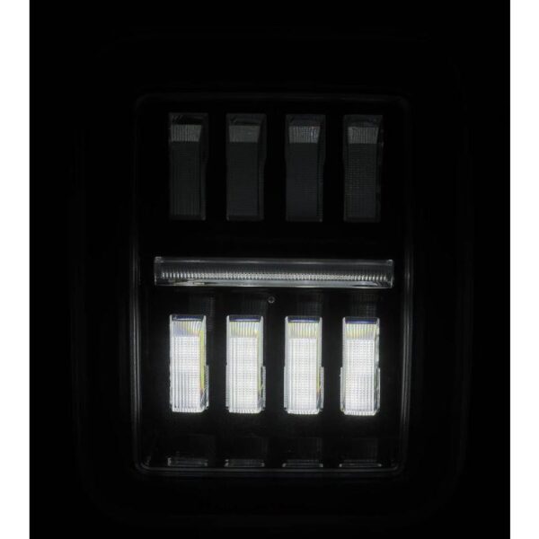 LED Taillights Black Red