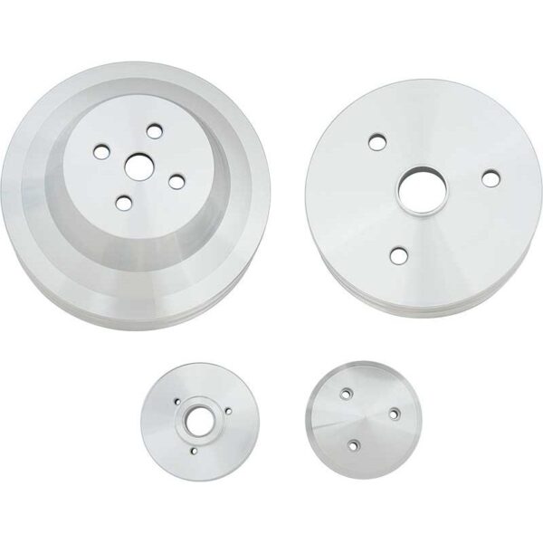 Small Block Chevy Pulley Kit - V-Belt - SWP - 2V