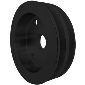 Small Block Chevy Crankshaft Pulley - SWP - 2V - Black