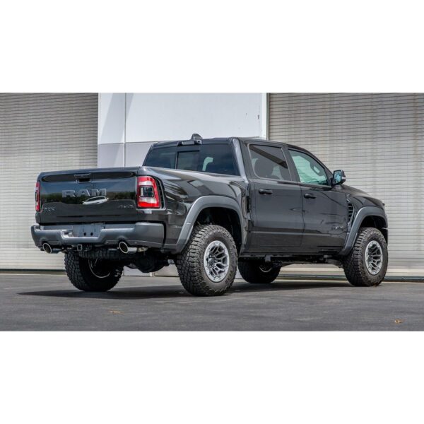 2021-2024 Ram 1500 TRX Tip Kit Single Round Rolled Edge Angle-Cut Bright Chrome
