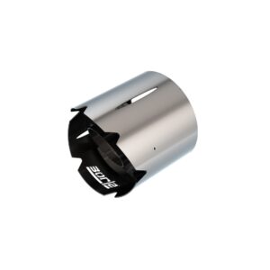 2017-2024 Can-Am Maverick X3 Tip Single Round Brawler Style - Brushed Stainless