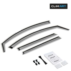 CLIM ART In-Channel Window Deflectors Extra Durable
