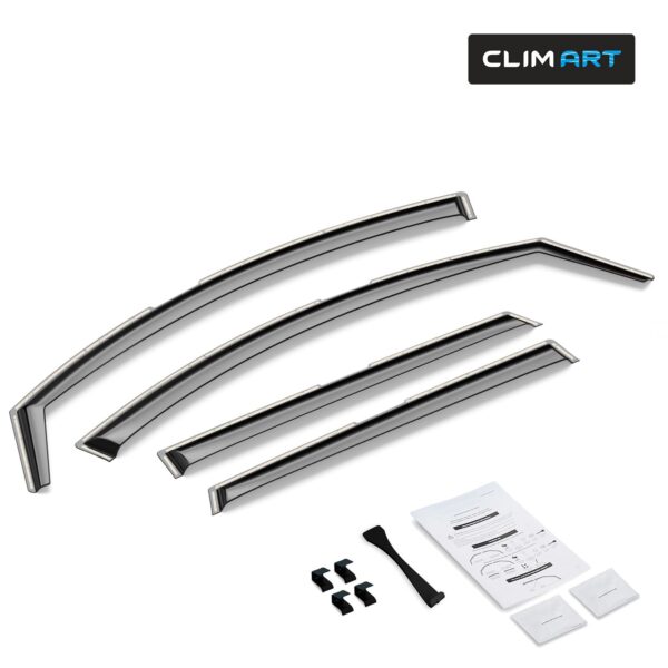 CLIM ART In-Channel Window Deflectors Extra Durable