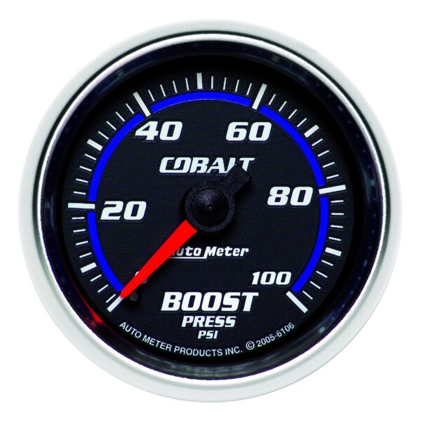 2-1/16 in. BOOST, 0-100 PSI, COBALT