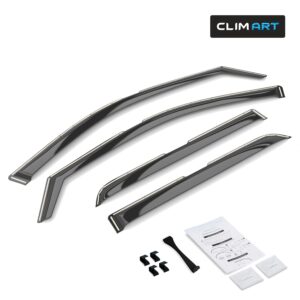 CLIM ART In-Channel Window Deflectors Extra Durable