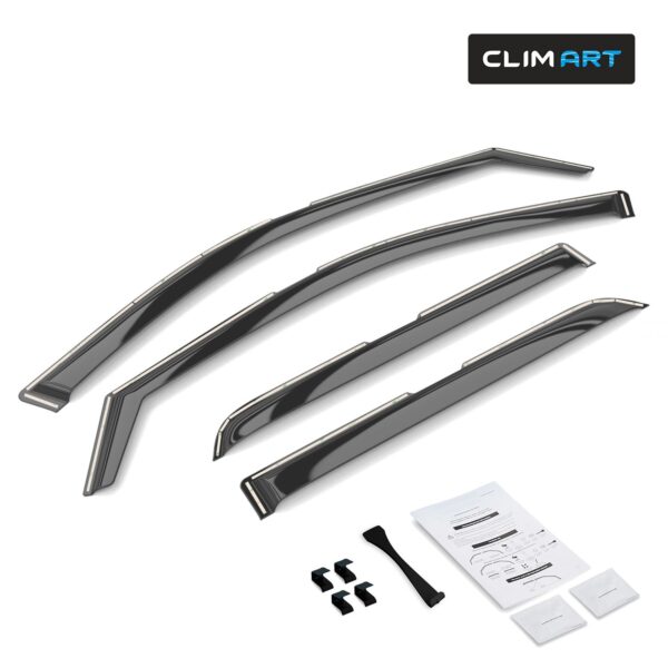 CLIM ART In-Channel Window Deflectors Extra Durable