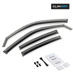 CLIM ART In-Channel Window Deflectors Extra Durable
