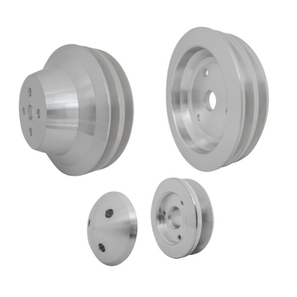 Small Block Chevy High Flow Pulley Kit - SWP - 2V