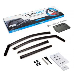 CLIM ART In-Channel Window Deflectors Extra Durable
