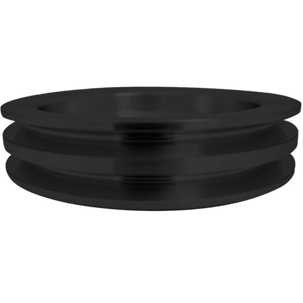 Small Block Chevy Crankshaft Pulley - High Flow - 2V - SWP - Black