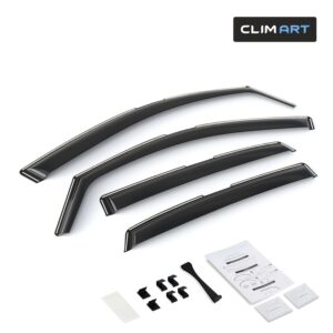 CLIM ART In-Channel Window Deflectors Extra Durable