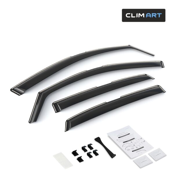 CLIM ART In-Channel Window Deflectors Extra Durable