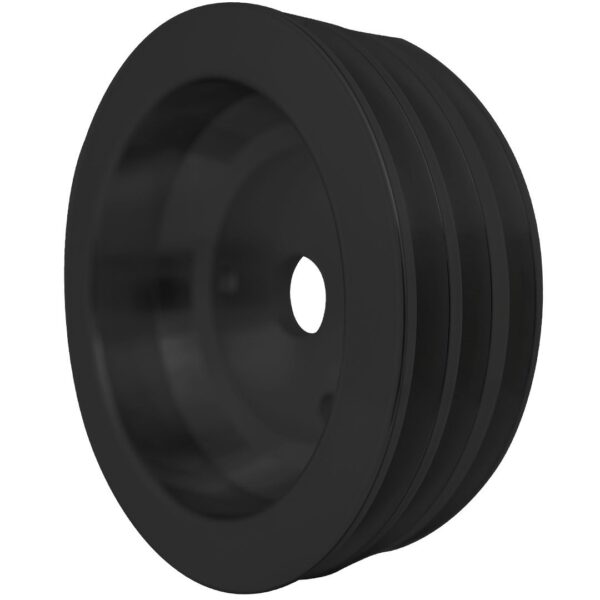 Small Block Chevy High Flow Crankshaft Pulley - 3V - Black