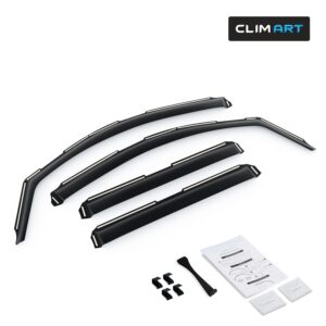 CLIM ART In-Channel Window Deflectors Extra Durable