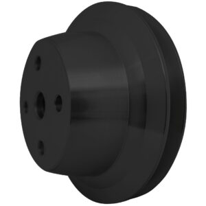 Chevy High Flow Water Pump Pulley - LWP - 1V - Black