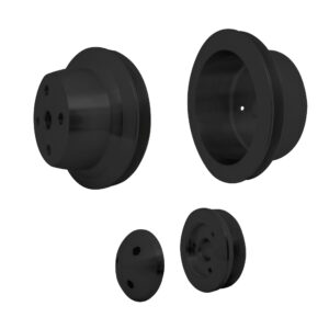 Small Block Chevy High Flow Pulley Kit - LWP - 1V
