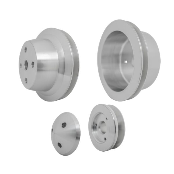 Small Block Chevy High Flow Pulley Kit - LWP - 1V