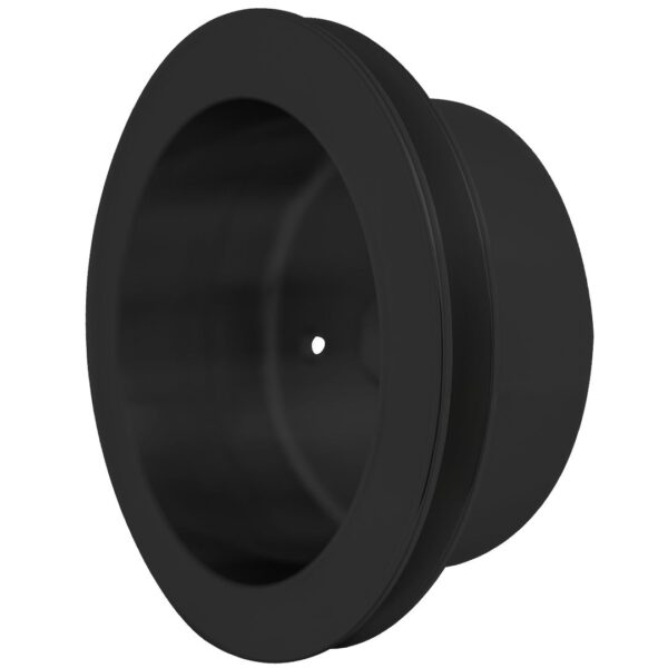 Small Block Chevy High Flow Crankshaft Pulley - LWP - 1V - Black