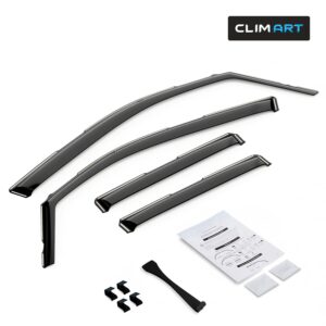 CLIM ART In-Channel Window Deflectors Extra Durable