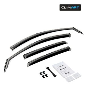 CLIM ART In-Channel Window Deflectors Extra Durable