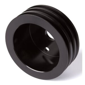 Big Block Chevy High Flow V-Belt Crankshaft Pulley - 3V - LWP - Black