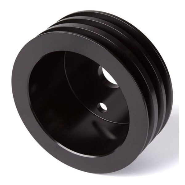 Big Block Chevy High Flow V-Belt Crankshaft Pulley - 3V - LWP - Black