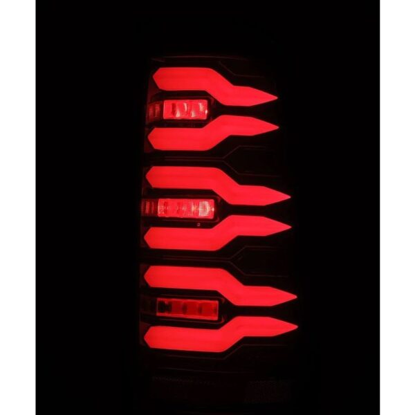 AlphaRex- 99-06 Chevrolet Silverado/99-06 GMC Sierra LED Taillights Black Red
