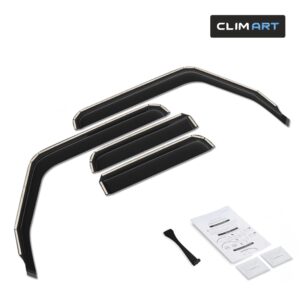 CLIM ART In-Channel Window Deflectors Extra Durable