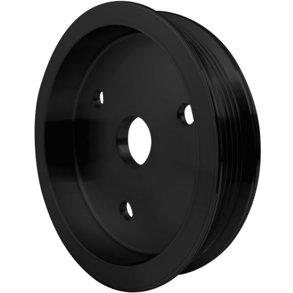 Small Block Chevy Serpentine Crankshaft Pulley - 1V - SWP - Black