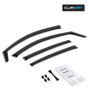 CLIM ART In-Channel Window Deflectors Extra Durable