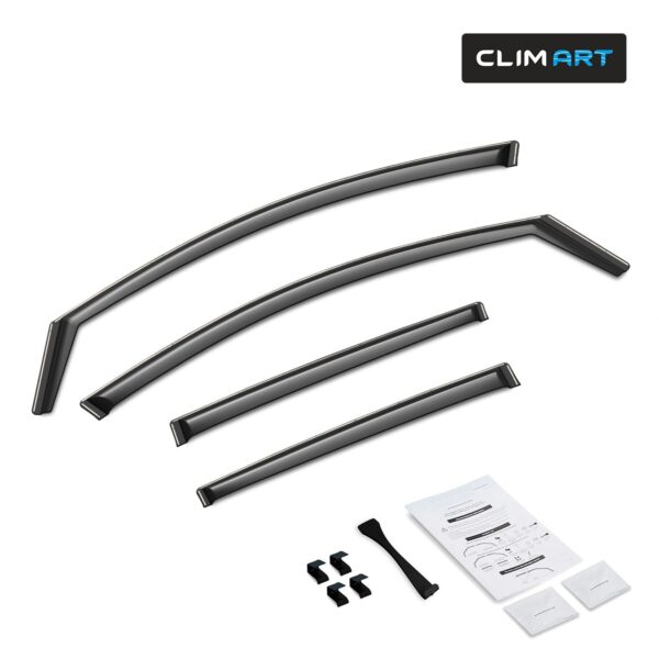 CLIM ART In-Channel Window Deflectors Extra Durable