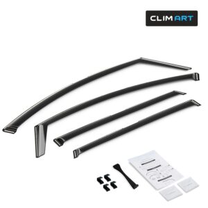 CLIM ART In-Channel Window Deflectors Extra Durable