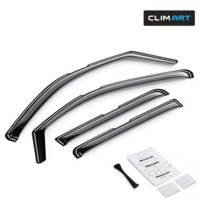 CLIM ART In-Channel Window Deflectors Extra Durable