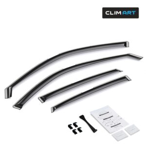 CLIM ART In-Channel Window Deflectors Extra Durable