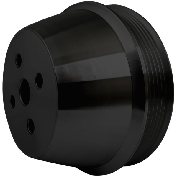 Small Block Chevy High Flow Water Pump Pulley - SWP; Black